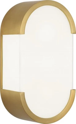 Robert Abbey Bryce Wall Bryce 12" 1 Light Bathroom Sconce - Brass - Image 1 of 2