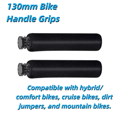 Empuñaduras de manija de bicicleta de 130 mm para MTB, Beach Cruiser, scooter, bicicleta híbrida/confort 7/8" Foto 1 de 4
