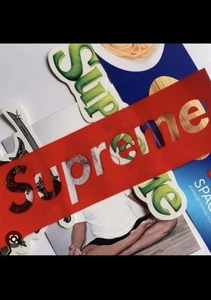 Supreme Vinyl Clear Red Box Logo Sticker New FW21 Authentic Ships Same Day ✉️ - Picture 1 of 2