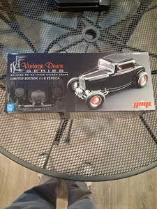 FORD BLACK 3 WINDOW  VINTAGE DEUCE #9 1932  1:18  RARE DIECAST  GMP  G1805011 - Picture 1 of 8