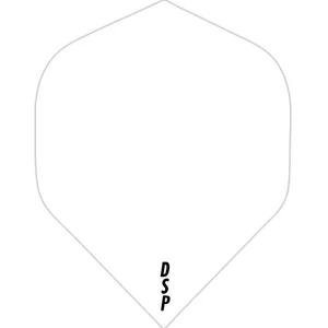 5 Sets (15) Plain White Dart Flights - Standard Form - Poly - Einfarbig - Bild 1 von 1