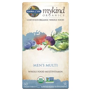 Garden of Life Mykind Organics Men's Multi - 60 tabs (833,17 EUR/kg) - Bild 1 von 1