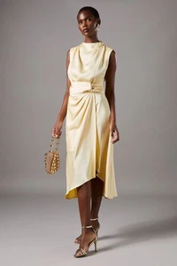 Coast Lemon Midi Dress Womens Occasion Dresses - Picture 1 of 5