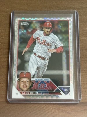 2023 Topps Chrome - Alec Bohm #105 X-Fractor - Image 1 of 2