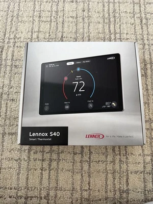 Lennox 22V24 iComfort S40 Ultra Smart Programmable Thermostat 7" HD Display.  - Image 1 of 4