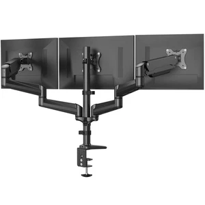 Triple Monitor Mount for 17 to 32 inch Screens, Gas Springs Adjustment Triple... - Picture 1 of 8
