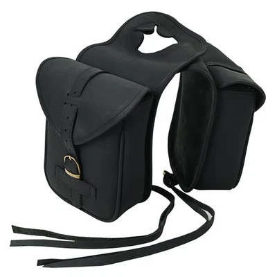 Bolso de montar de cuero KK Hilason Western Horse resistente tradicional paseo por senderos Foto 1 de 4