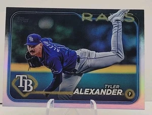 Tyler Alexander Rainbow Foil 2024 Series Update #US235 Tampa Bay Rays - Picture 1 of 2