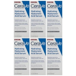 Lote de 6 sueros faciales hidratantes de ácido hialurónico Cerave 1 oz (NUEVO) - Imagen 1 de 3