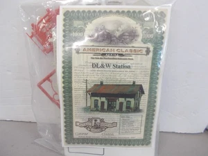 RAILROAD ASSOCIATES # 102 ~ DL & W STATION BUILDING KIT ~ HO SCALE - Picture 1 of 4
