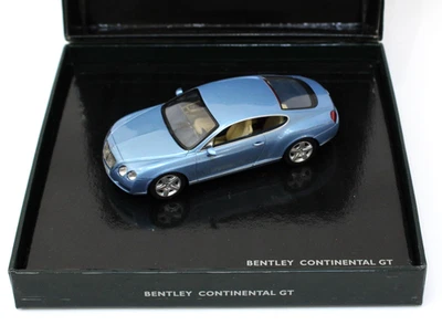 Minichamps BL315 Bentley Continental GT Hardtop Blue 1:43 in Presentation Box - Image 1 of 4
