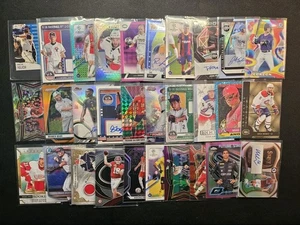 MULTI SPORT 30 CARD LOT JERSEY PATCH RELIC AUTO SERIAL YELICH TROUT JONES - Bild 1 von 2