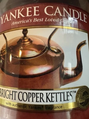 RARO HERVIDOR DE COBRE BRILLANTE Yankee Candle 7 OZ!  ¡SOLO 1 más en eBay de esta talla!! Foto 1 de 4