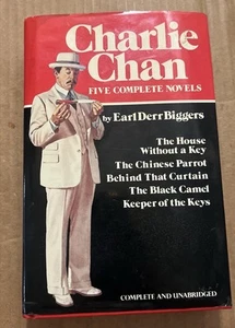 Charlie Chan Five Complete Novels Book Unabridged 1981 by Earl Derr Biggers  - Picture 1 of 16