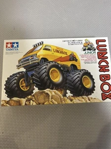 Tamiya 1/32 Lunch Box Jr. RC Car Unassembled Yellow Large Tires - Picture 1 of 2