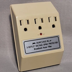 Vintage Archer Radio Shack Voltage Spike Protector Triple Outlet 61-2793 - Picture 1 of 5