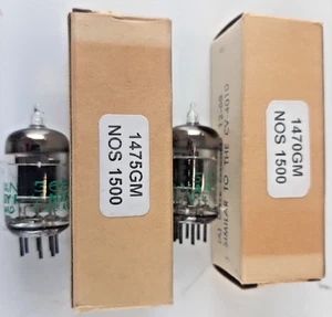 JAN Sylvania 5654 6AK5W Tube pair in Original Boxes - Tested 1470 & 1475/1500 - Picture 1 of 18