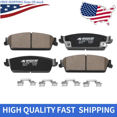 ¡Pastillas de freno traseras de cerámica para Chevy Silverado Suburban GMC Sierra Yukon XL 1500! Foto 1 de 3