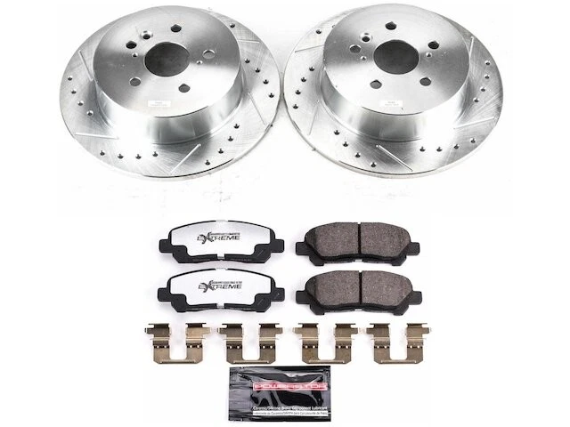 Rear Brake Pad and Rotor Kit For 2008-2013 Toyota Highlander 2009 2010 RG993DF - Imagem 1 de 1