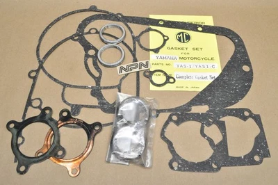 Nuevo de Lote Antiguo Yamaha YAS1 YAS1C MC Japón Kit Completo Junta Motor Motor Foto 1 de 4
