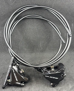 Shimano 105 BR-R7070 Hydraulic Brake Caliper Set Front & Rear Flat-Mount & Hoses - Picture 1 of 5
