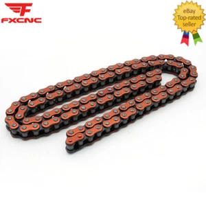 Red 428H 110 Link Motorcycle Chain For 50 110 125 140cc Most PIT Dirt Bike Steel - Picture 1 of 10