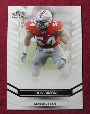 2013 Leaf Draft #91 John Simon Ohio State Buckeyes - Image 1 of 2