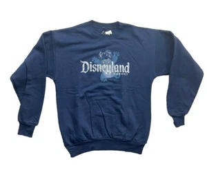 Disneyland Resort LILO & Stitch Boys Girls Pullover Sweatshirt Youth XL Blue NWT - Picture 1 of 6