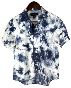 Polo Ralph Lauren Boys Size Large 14-16 Tie-Dye Cotton Poplin Button Up Shirt - Picture 1 of 9