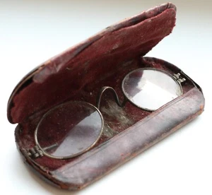 Gafas antiguas vintage con estuche - Imagen 1 de 5