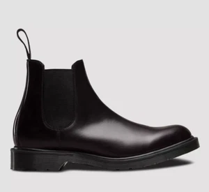 Dr. Martens Graeme Merlot Boanil Brush Leather Chelsea Boots 16728600 NEW! - Picture 1 of 7