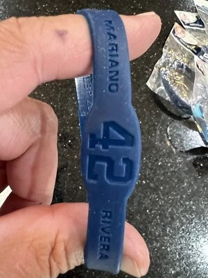 New York Yankees Mariano Rivera Daily News Silicone Wristband Bracelet - Image 1 of 4