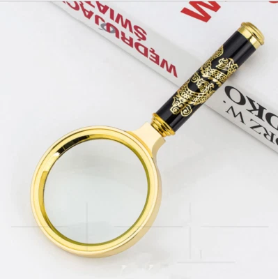 10X Magnification Handheld  Reading Magnifier Magnifying Glass Low Vision Aid  - Image 1 of 4