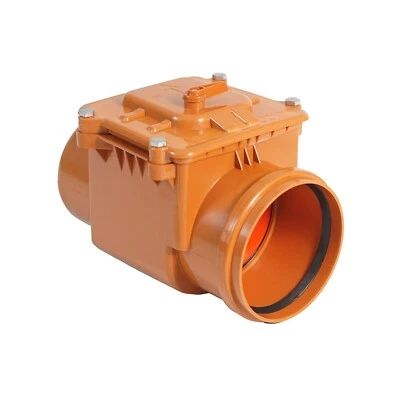 Rückstauklappe Ø DN160 Rückstauverschluss Rattenschutz Verriegelung waagerecht - Bild 1 von 3