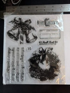 Assorted Stamps and Dies - Unknown Manufacturer - Christmas Sentiments - Picture 1 of 2