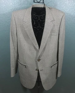 Abrigo deportivo vintage icónico de Las Vegas para hombre - Chaqueta de traje original Jackman talla 42 - Imagen 1 de 6