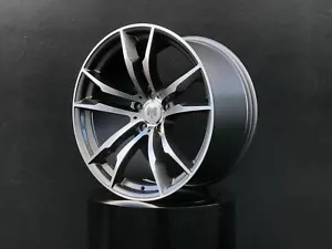 20 inch BMW X5 X6 M-Sport Style Wheel Gunmetal Machined Face Size 20x11 5x120 - Picture 1 of 10