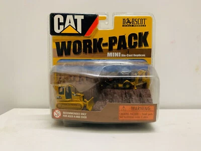 Norscot Cat D5G Tractor+420E Backhoe Loader Work-Pack Mini Die-Cast Model 55386 - Image 1 of 2