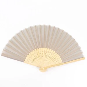 5 Handheld Silk Folding Fans Decorative Wedding Favor Party Events Decorations - Picture 1 of 135