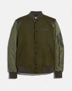 COACH Varsity MA1 Olive GREEN Size 50 - Picture 1 of 6