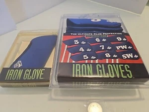 Iron Gloves Golf Club Protection In Blue 3-9, PW, SW & Iron Glove Cover - Picture 1 of 9