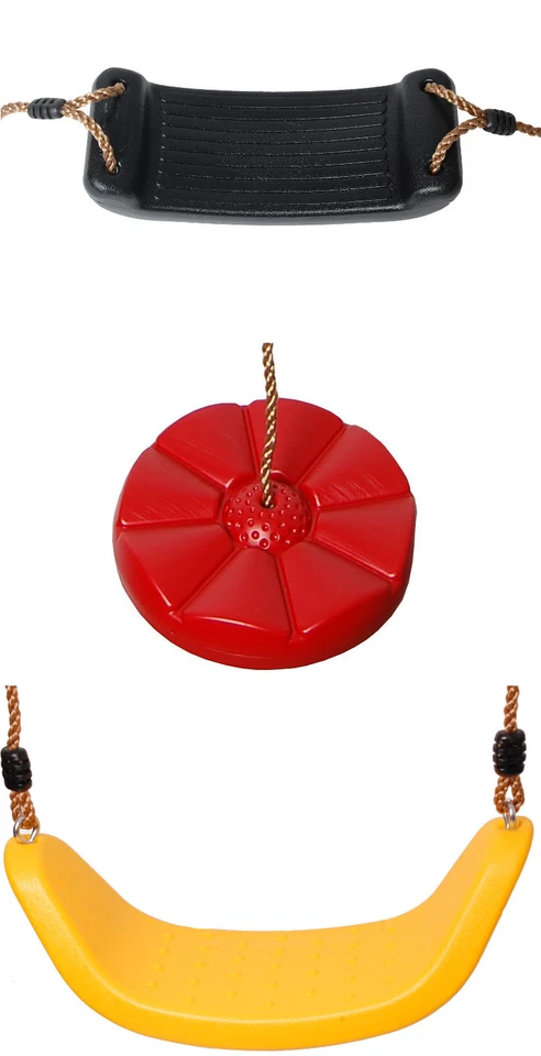 Asiento Columpio Infantil Oscilación Del Tablero Con Cuerda Parque - Imagen 1 de 1