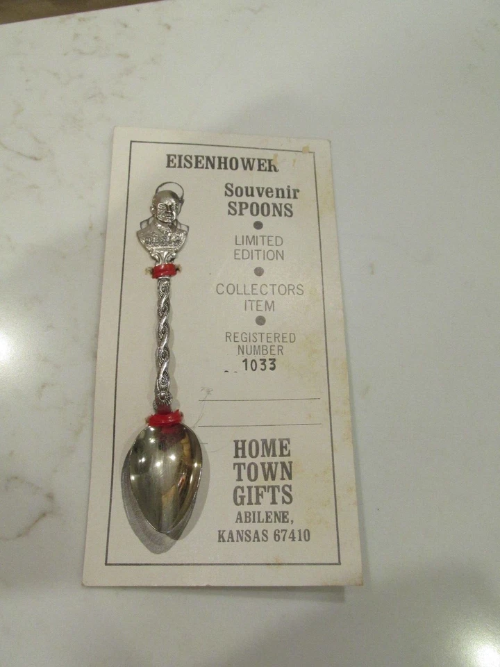 CUCHARA RECUERDO EISENHOWER EDICIÓN NUMERADA Foto 1 de 1