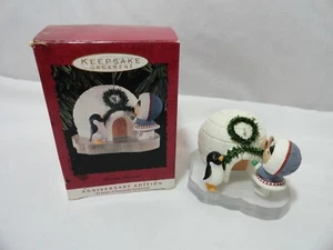 Hallmark Frosty Friends 1993 20th anniversary ornament Eskimo - Picture 1 of 3