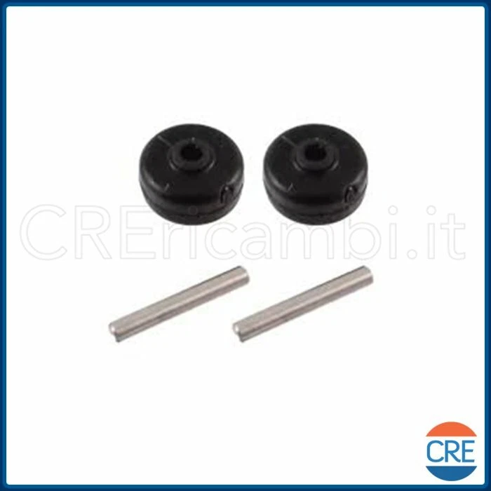 ROWENTA 2 Ruote 10mm + 2 Assi Spazzola Originale Aspirapolvere XForce Flex 8.60