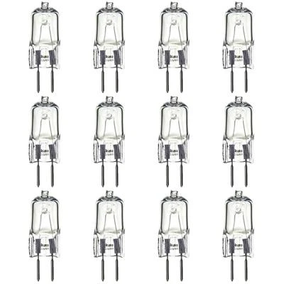 12 Pack Sunlite 35 Watt, Single Ended T3.5, GY6.35 Bi-Pin Base, Clear - Image 1 of 2