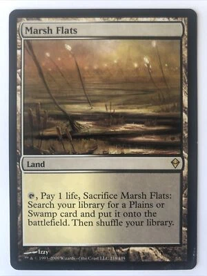 Marsh Flats - Zendikar - MTG Magic - Rare - Mint / NM - Image 1 of 2