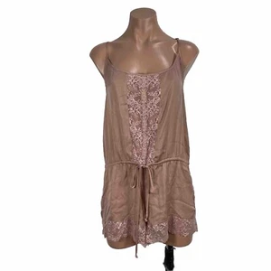 In Bloom By Jonquil Womens Lace Wedding Night Lingerie Romper Playsuit XL Nude - Picture 1 of 9