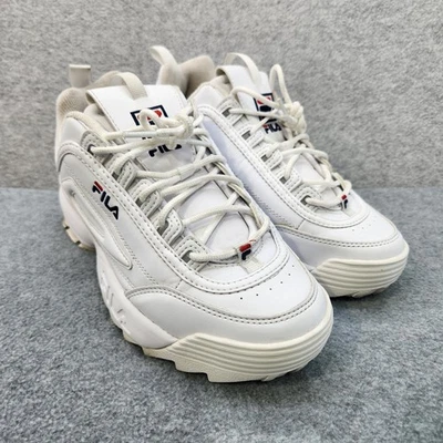 Fila Disruptor 2 Shoes Womens Size 7 White Chunky Platform Sneakers FW02945-111 - Image 1 of 4