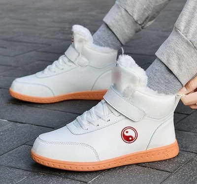 Winter Kung fu Tai chi Fleece Shoes Martial arts Wing Chun Wushu Warm Shoes gift - Image 1 of 4
